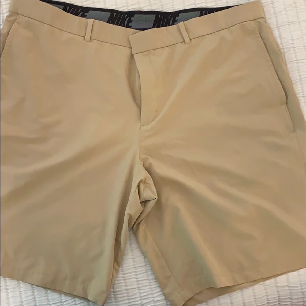 Khaki Nike Golf Shorts